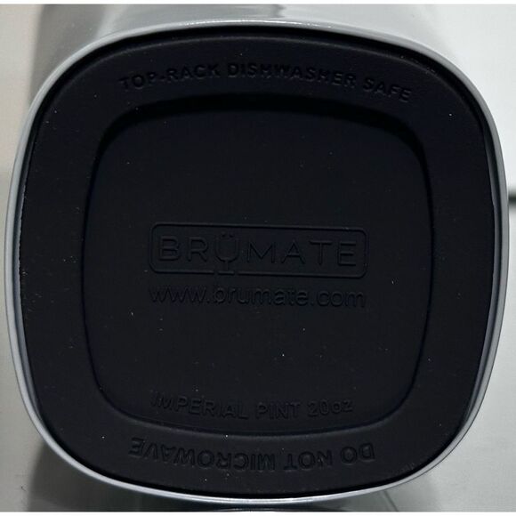 BruMate Imperial Pint 20oz Travel Tumbler, CONCRETE GRAY - Picture 5 of 5
